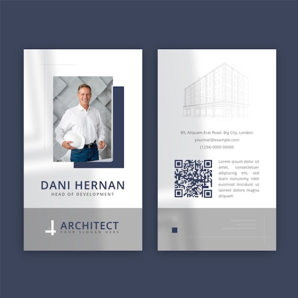 平面建筑師服務身份證模板 專業(yè)設計服務解析